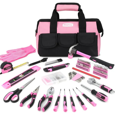 KingTool 275-PCS pink tool set with storage bag