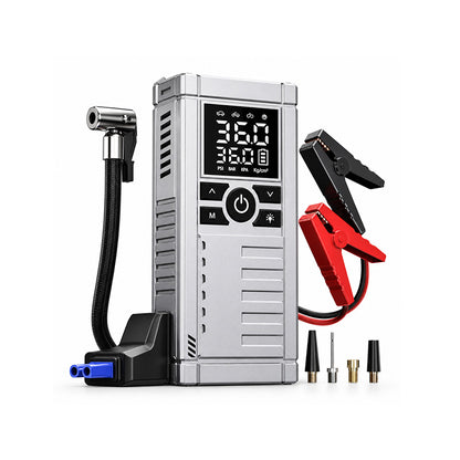 KingTool 4500A Portable Car Jump Starter with 150 PSI Air Compressor