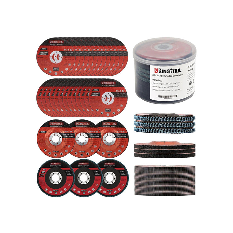 KingTool 31 PCS Grinding & Cutting Wheels