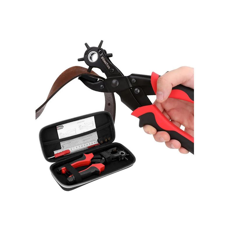 KingTool Leather Hole Punch Set, 6-Size Belt Punch Tool Kit