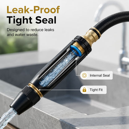 High Pressure Car Wash Water Gun, Adjustable Hose Nozzle Spray Gun for Car Washing, Garden Watering & Outdoor Cleaning