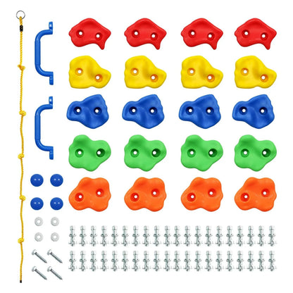 Rainbow Craft 20 Pack Rock Climbing Holds