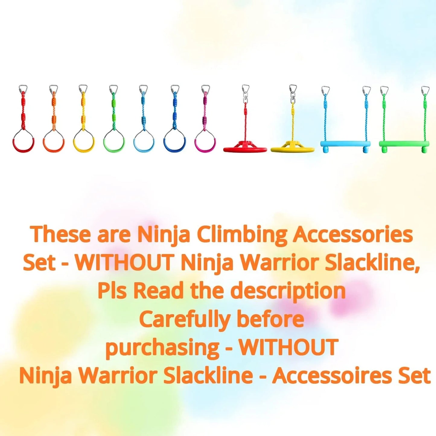 Rainbow Craft 7 Pack Ninja Rings