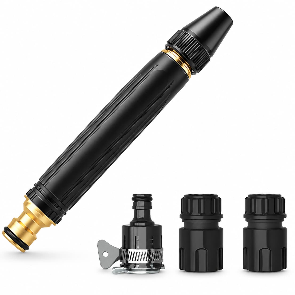 High Pressure Car Wash Water Gun, Adjustable Hose Nozzle Spray Gun for Car Washing, Garden Watering & Outdoor Cleaning