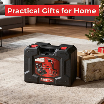KingTool 276 PCS Home Tool Kit with 12V Drill Drawer Case 3-Day Delivery