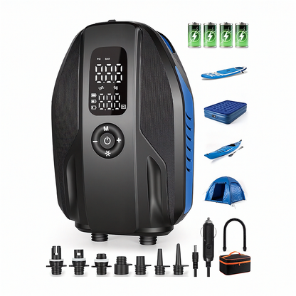20PSI Rechargeable Paddle Board Electric Pump with 18000mAh Battery