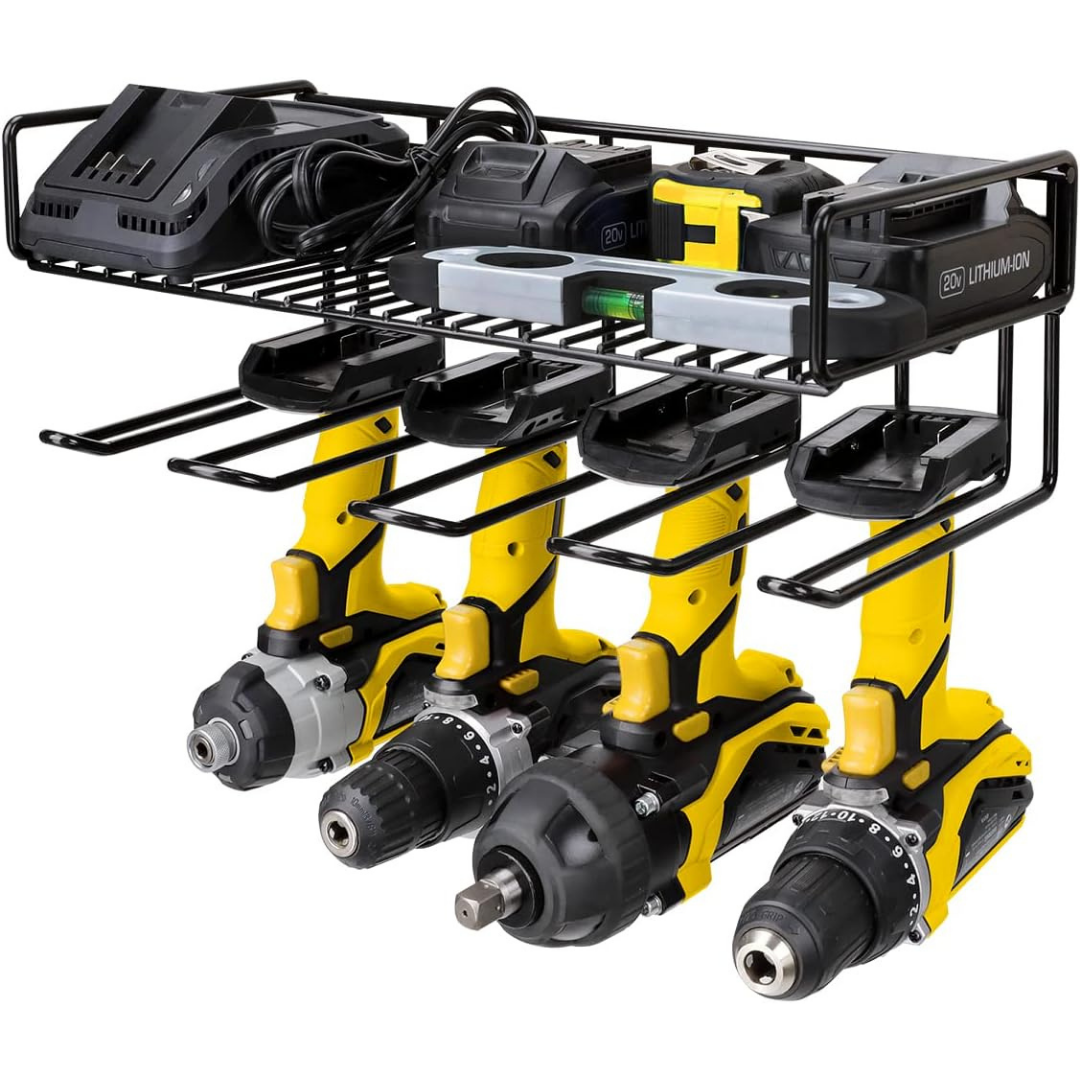 KingTool 2 Tier Wall Tool Organizer - 80LB Capacity